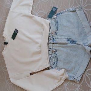 Wild Fable Set- Shorts and Cropped Sweatshirt!